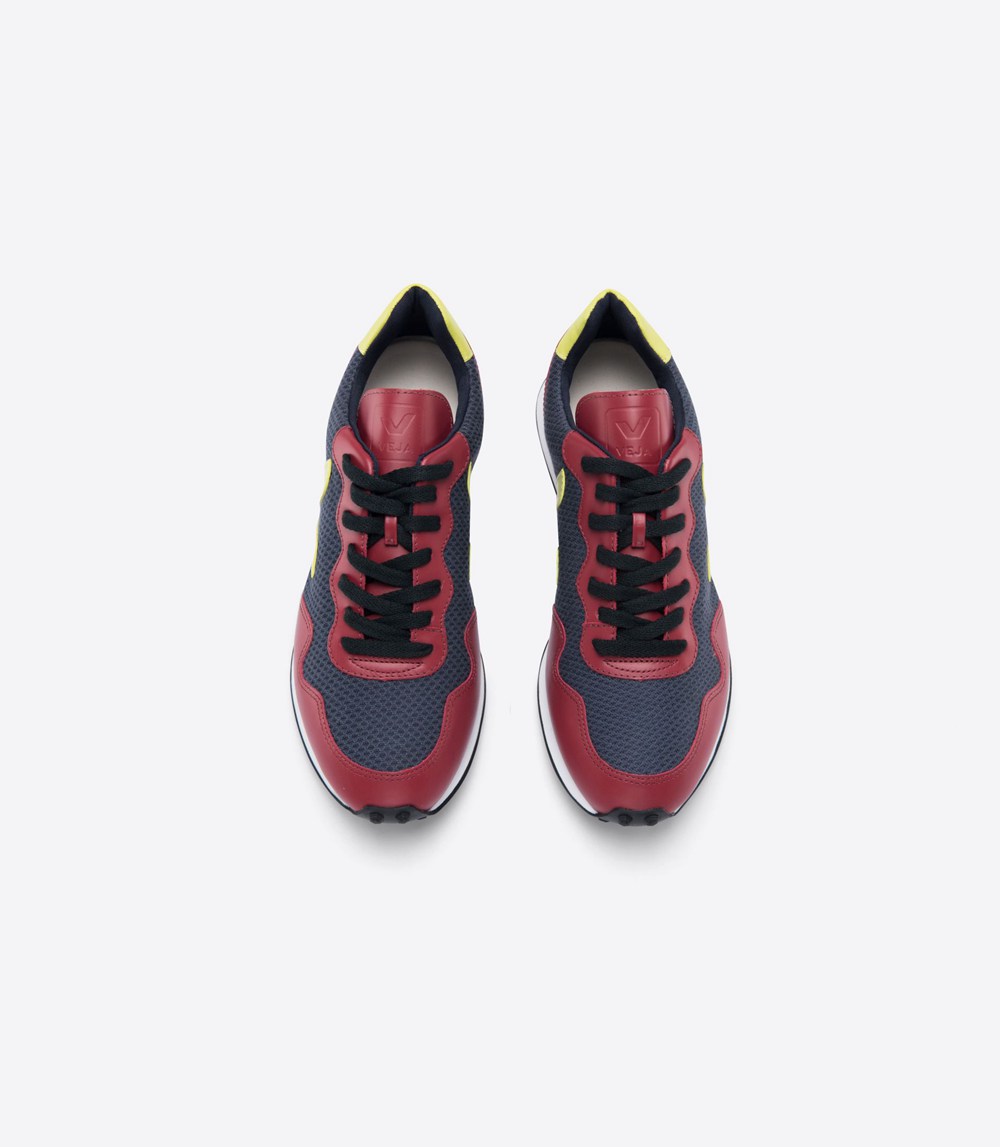 Veja Trainers Mens Red/Navy - Sdu Hexa Hexamesh Nautico - YGPB-52039